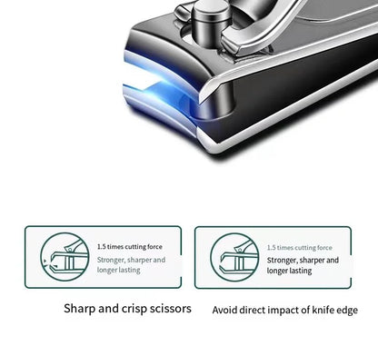 Ergonomic design nail clippers for comfortable grip