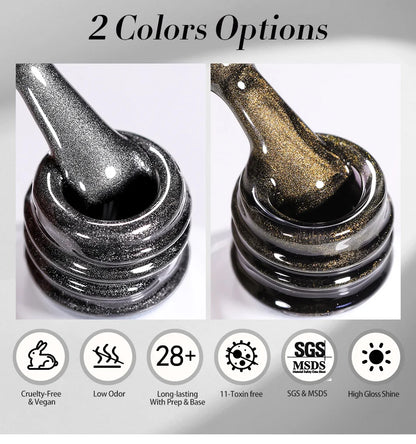 Punk style magnetic gel nail polish