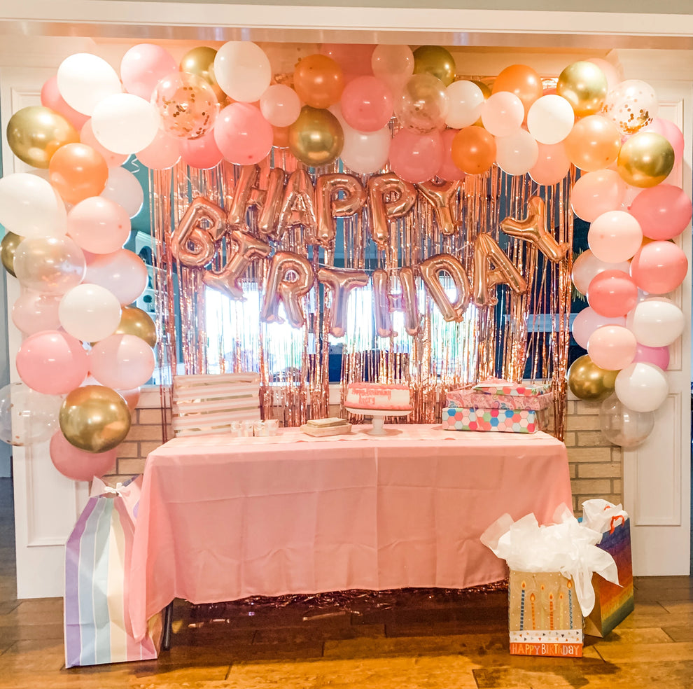 metallic foil fringe backdrop - Party Decorations - Metallic Foil Fringe Curtains Backdrop