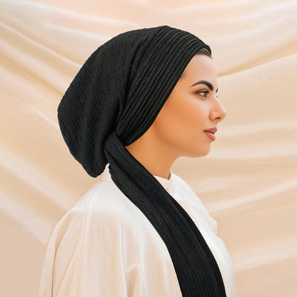 Polyester Fiber Hijab with Modern Style Design
