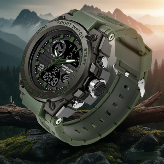 waterproof military sports watch for men