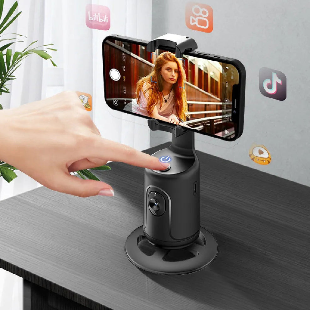 AI 360 face tracking camera stand