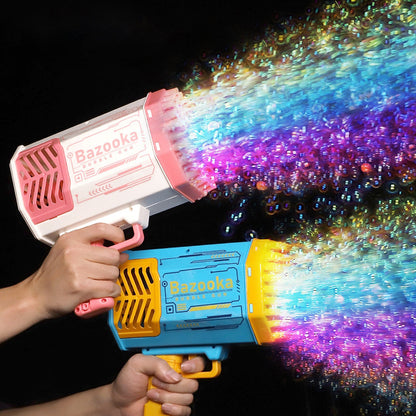 Rechargeable LED Bubble Gun for Children